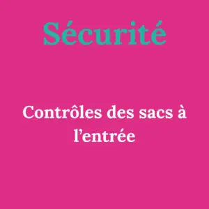Infos pratiques Sécurité