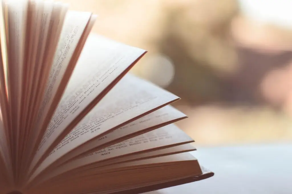 Photo d'un livre ouvert